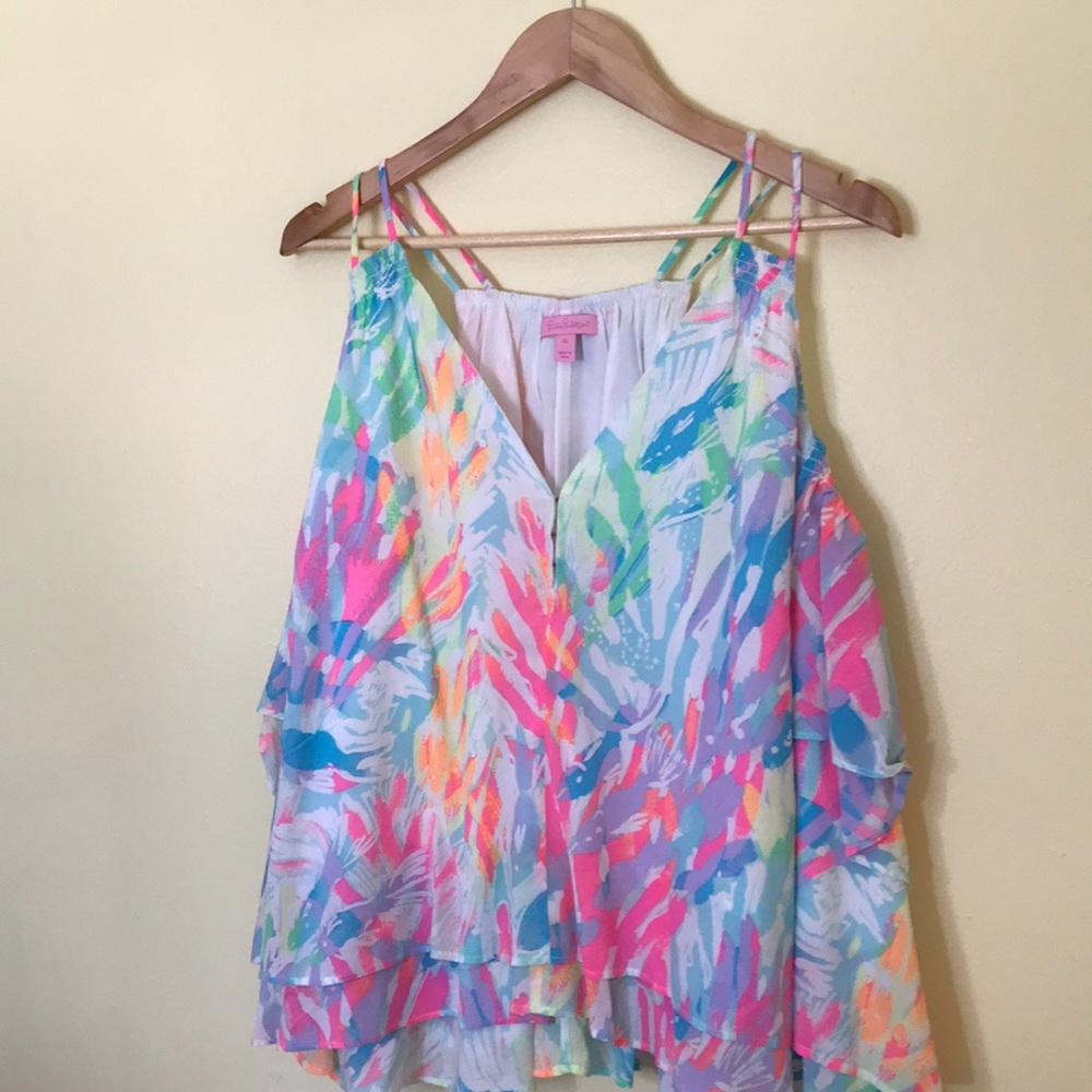 Lilly Pulitzer Fun + Colorful Blouse